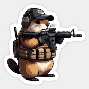 Tactical Groundhog Sticker